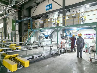 南充市首条反刍饲料生产线建成投产